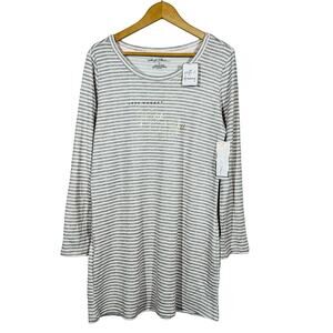 NEW! Marilyn Monroe Pajama Top Soft Long Sleeve Stripe Sleep Casual - M